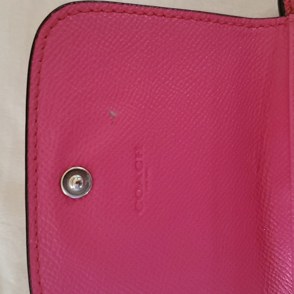 Coach Hot Pink Wallet - Picture 3 of 7